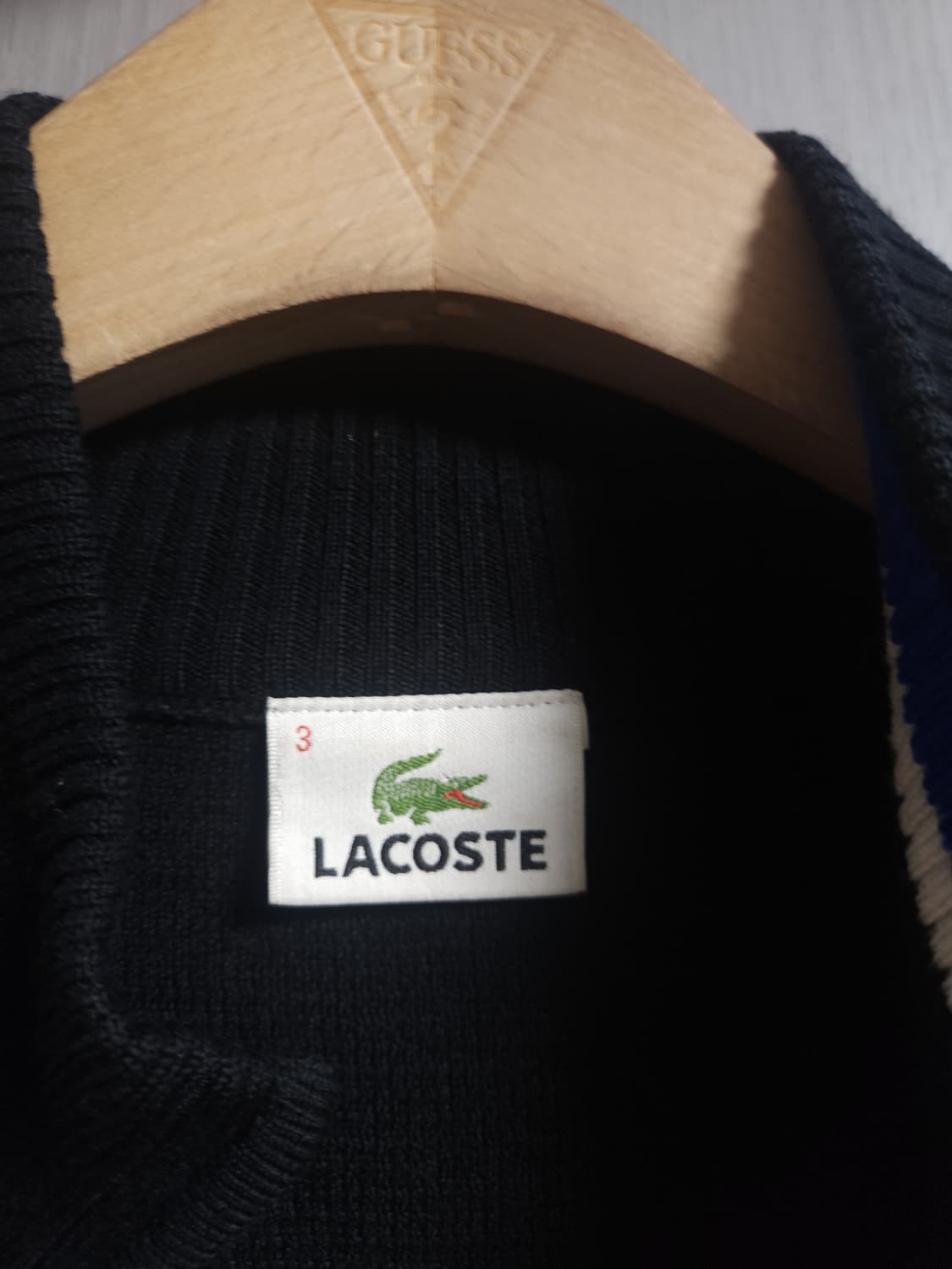 라코스테 니트집업 가디건, M 상품이미지3