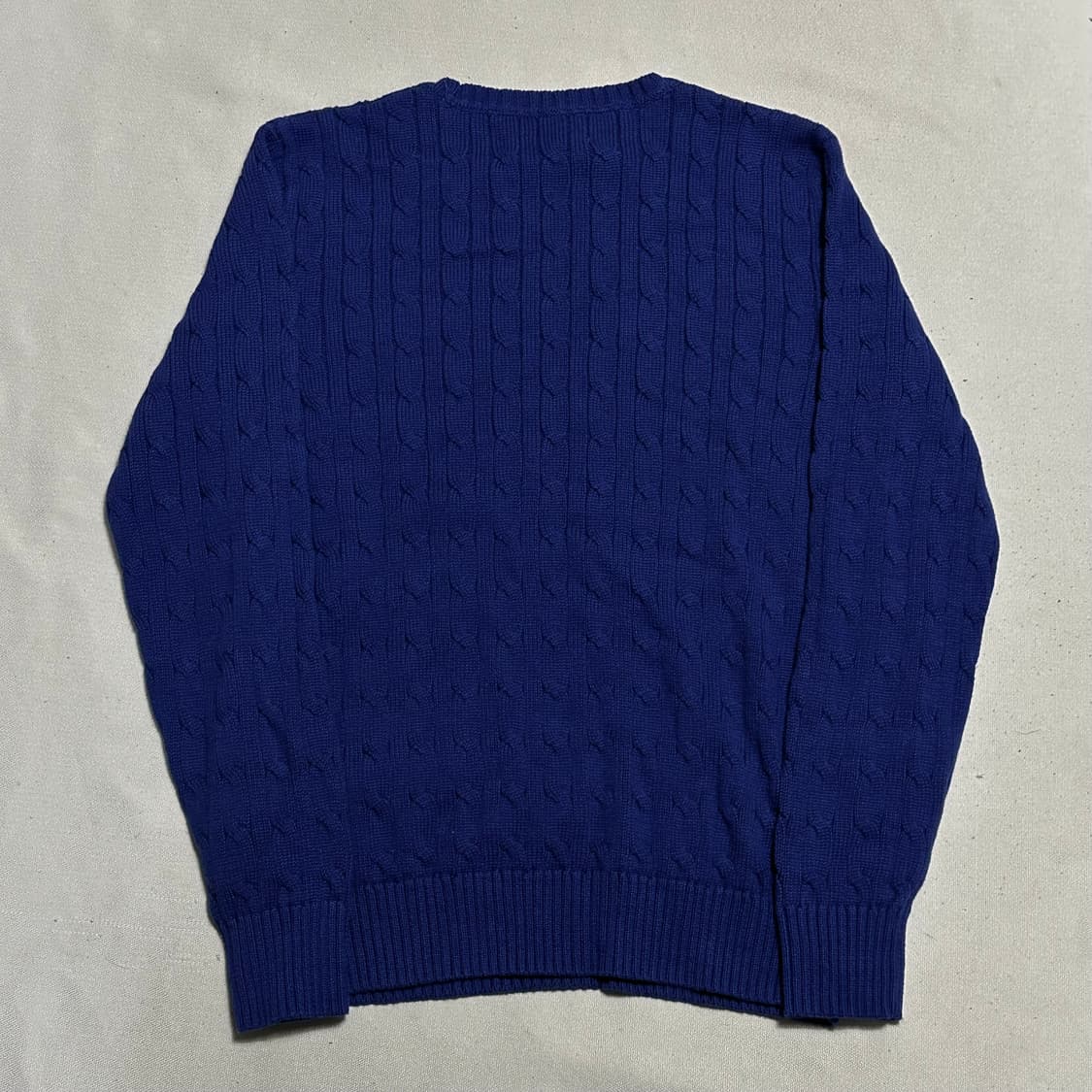 XL 새생품 폴로랄프로렌 여성용 블루 케이블 니트 상품이미지3