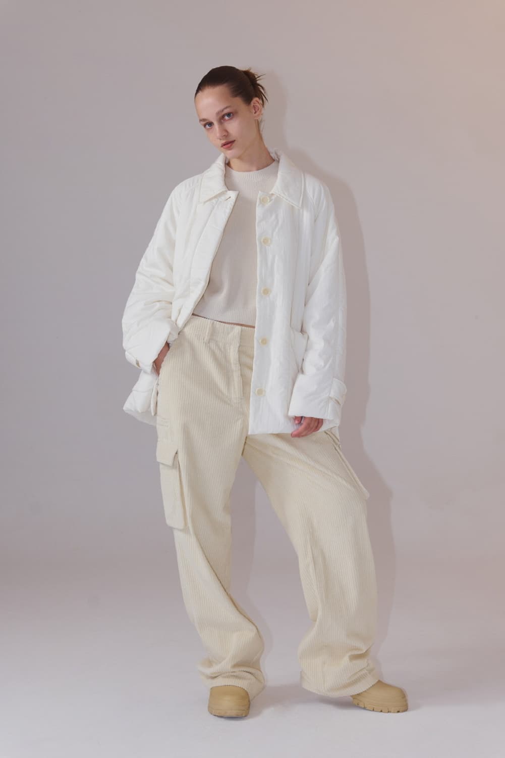 인사일런스 플러피 하프 코트 s 상품이미지2