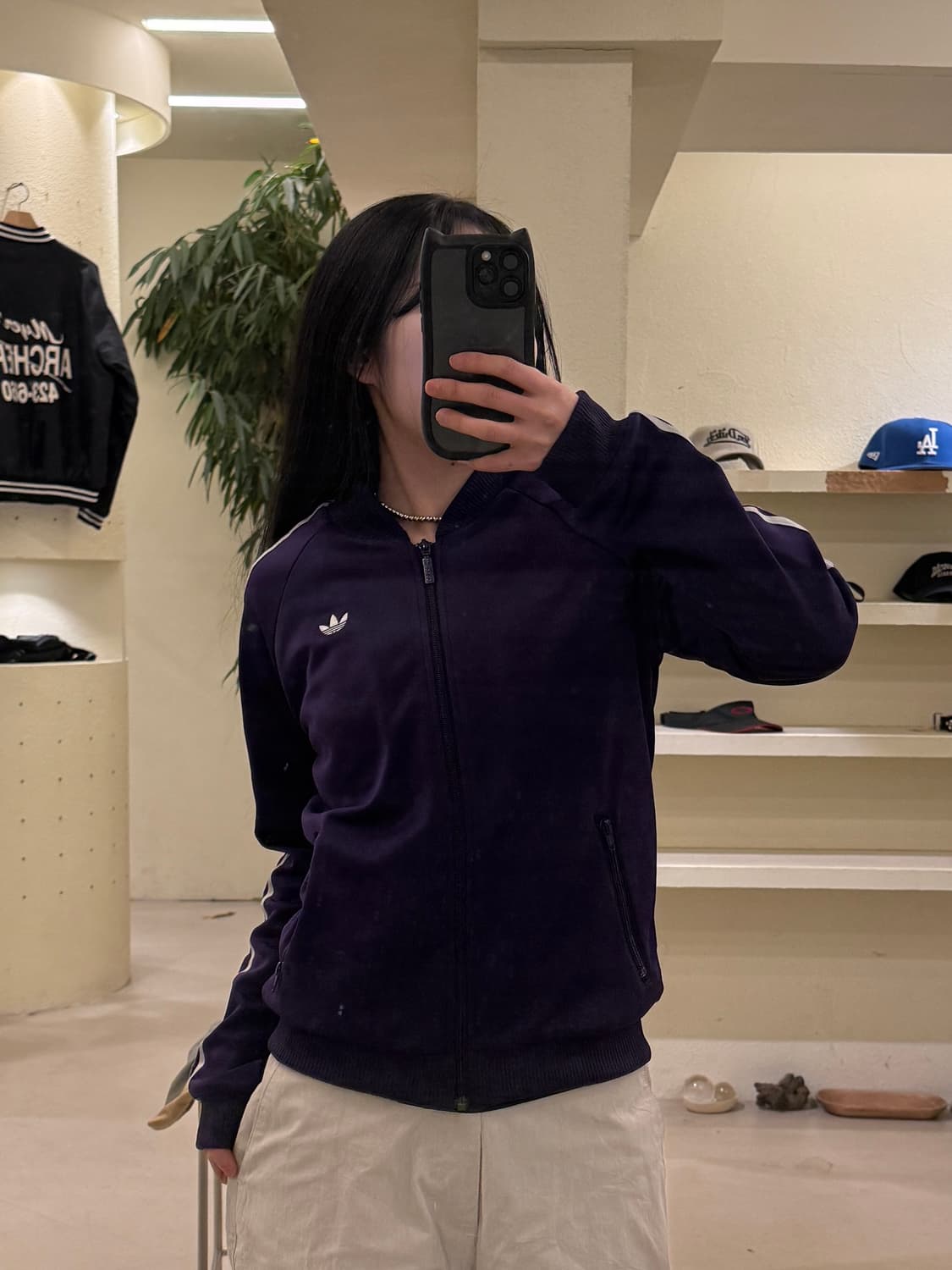 아디다스 슈퍼스타 퍼플 트랙탑 져지 U130 상품이미지1