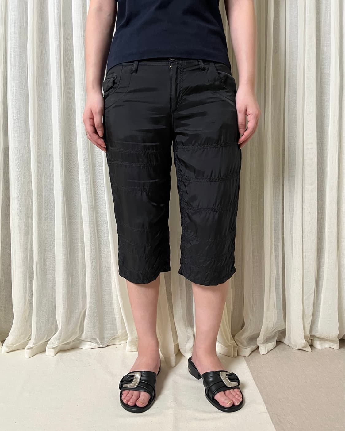 꼼데가르송 패널 카프리 팬츠 comme des garcons tricot 상품이미지7