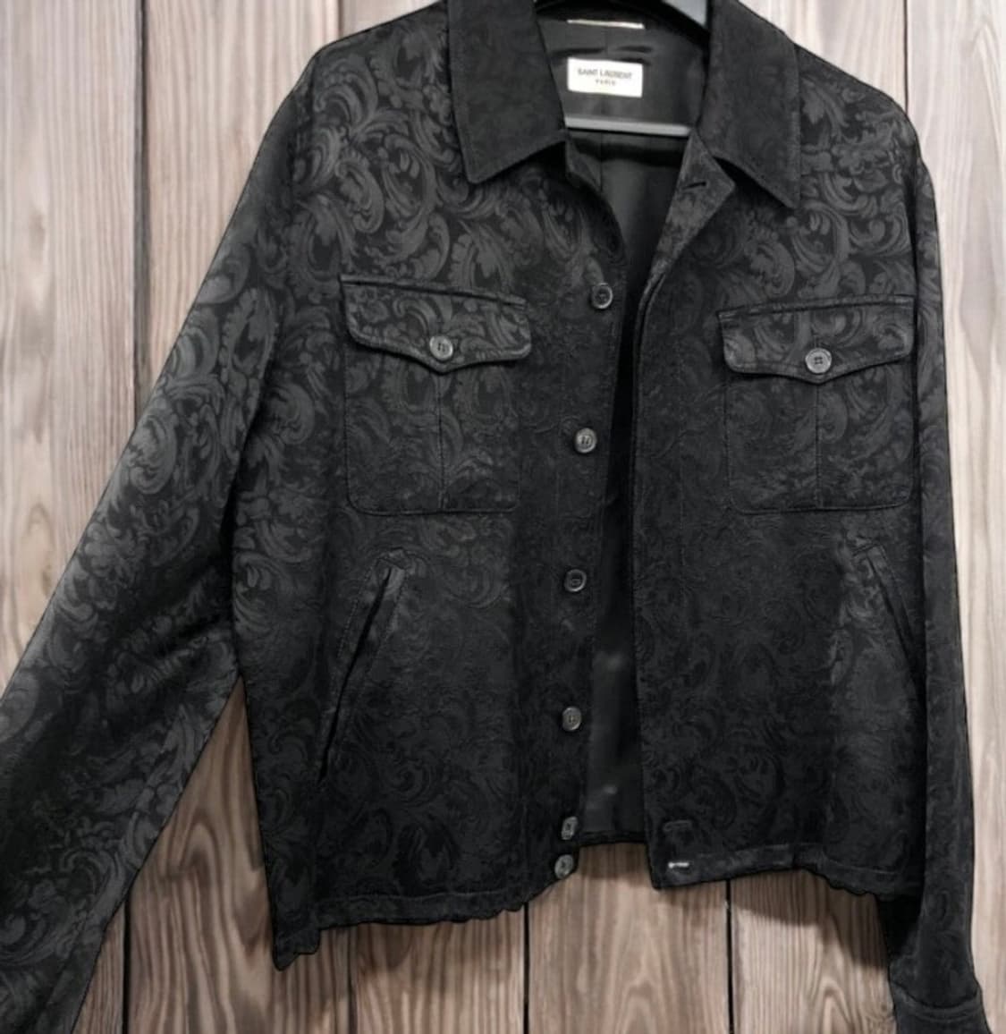 [BTS 지민님 착용] 생로랑 21ss 자카드 페이슬리 웨스턴 자켓 상품이미지3