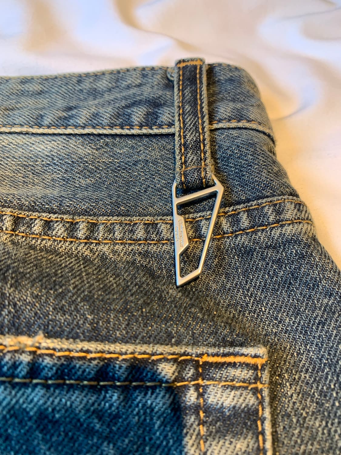 언더마이카 이에크 핸드 브러쉬 와이드 진 상품이미지2