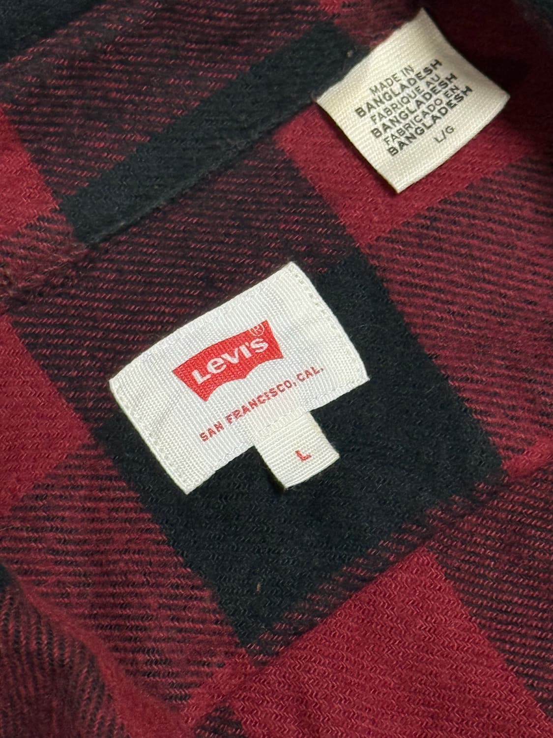 리바이스 버팔로 플란넬 셔츠 Levi’s Flannel Shirt [L] 상품이미지8