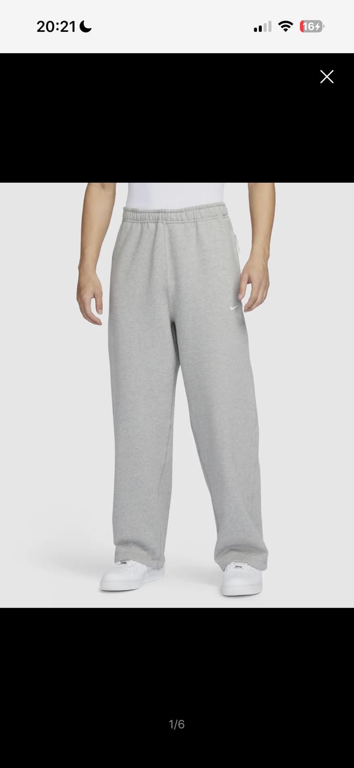 스포츠웨어 스우시 오픈 헴 플리스 팬츠 상품이미지4