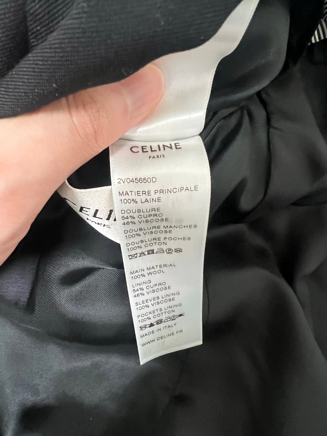 셀린느 블랙 블레이저 상품이미지4
