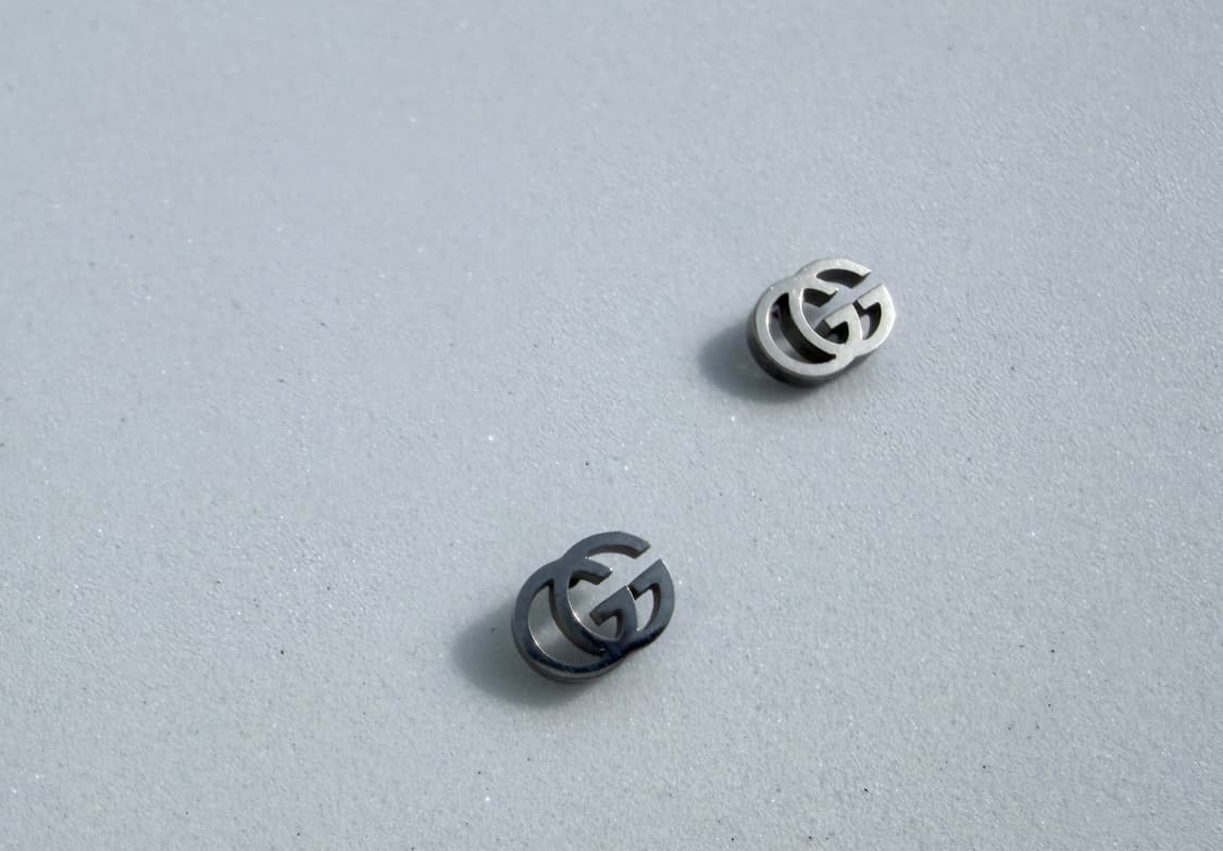 구찌 미니 더블G 실버 이어링 상품이미지5