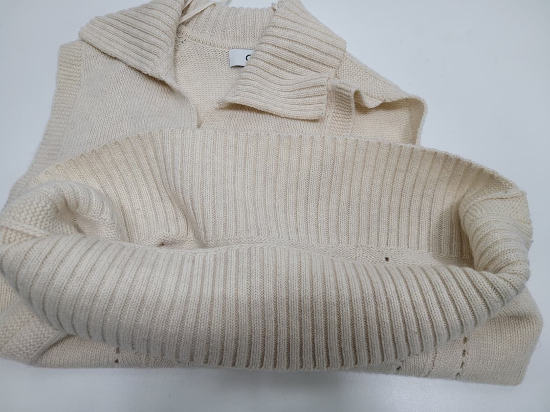 (새상품급) COS 코스 모100% 니트 베스트 / 여 XS 아이보리 상품이미지7