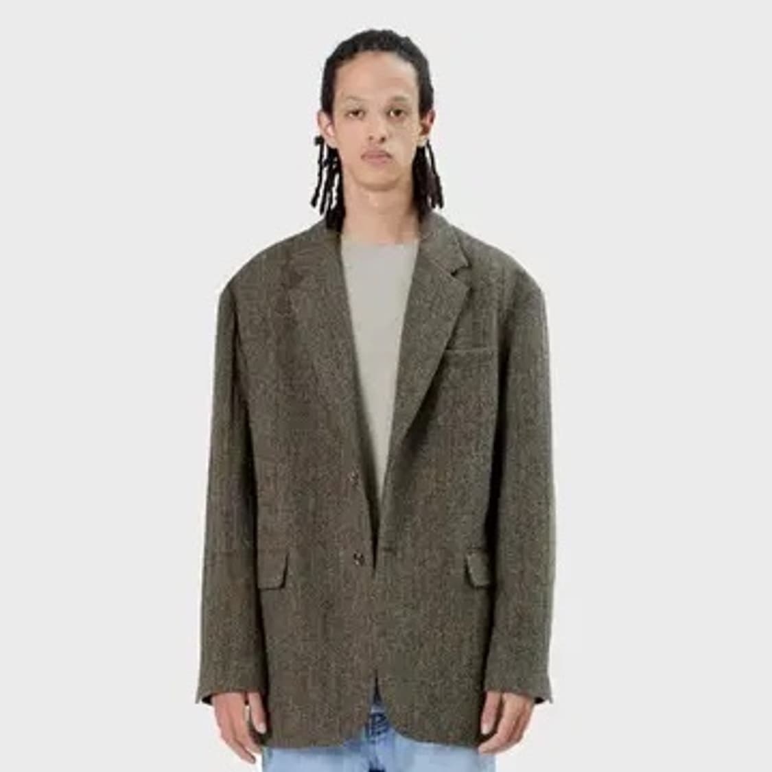 [2] 브라운야드 21FW 해리스 트위드 자켓 상품이미지6