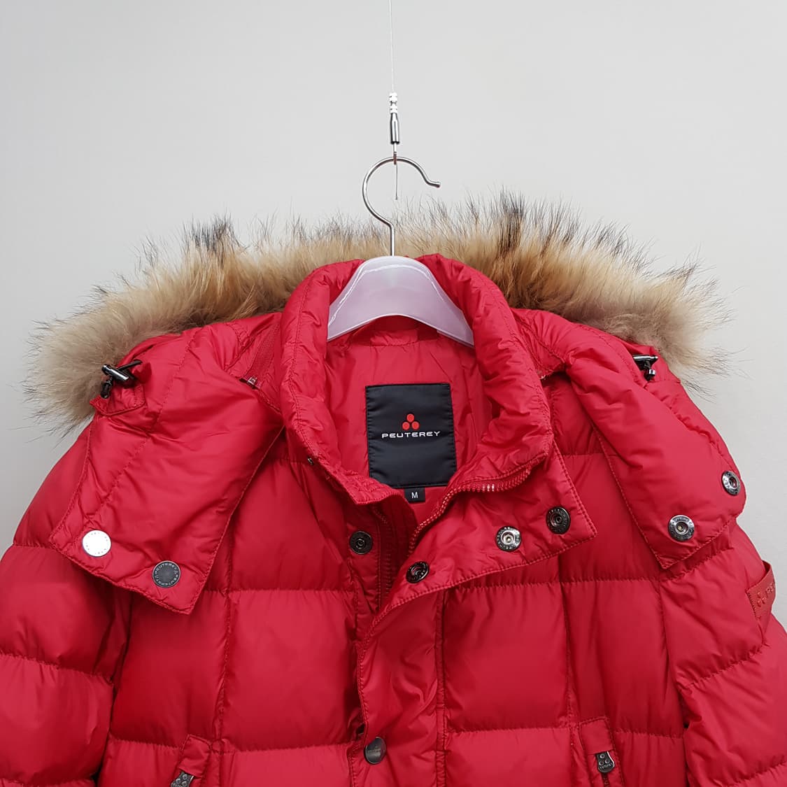 PEUTEREY 페트레이 라쿤퍼후드 구스다운 롱패딩 M사이즈 상품이미지2