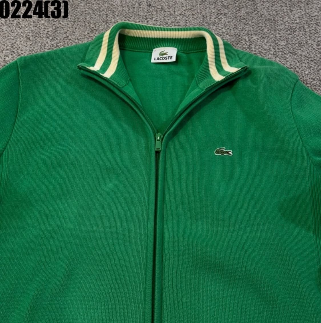 라코스테 니트 집업 자켓 상품이미지2