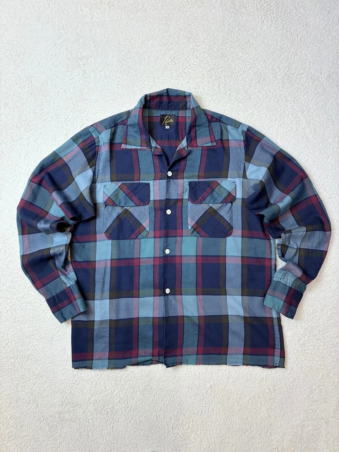 니들스 재팬 체크 투포켓 셔츠 PN5903 상품이미지1