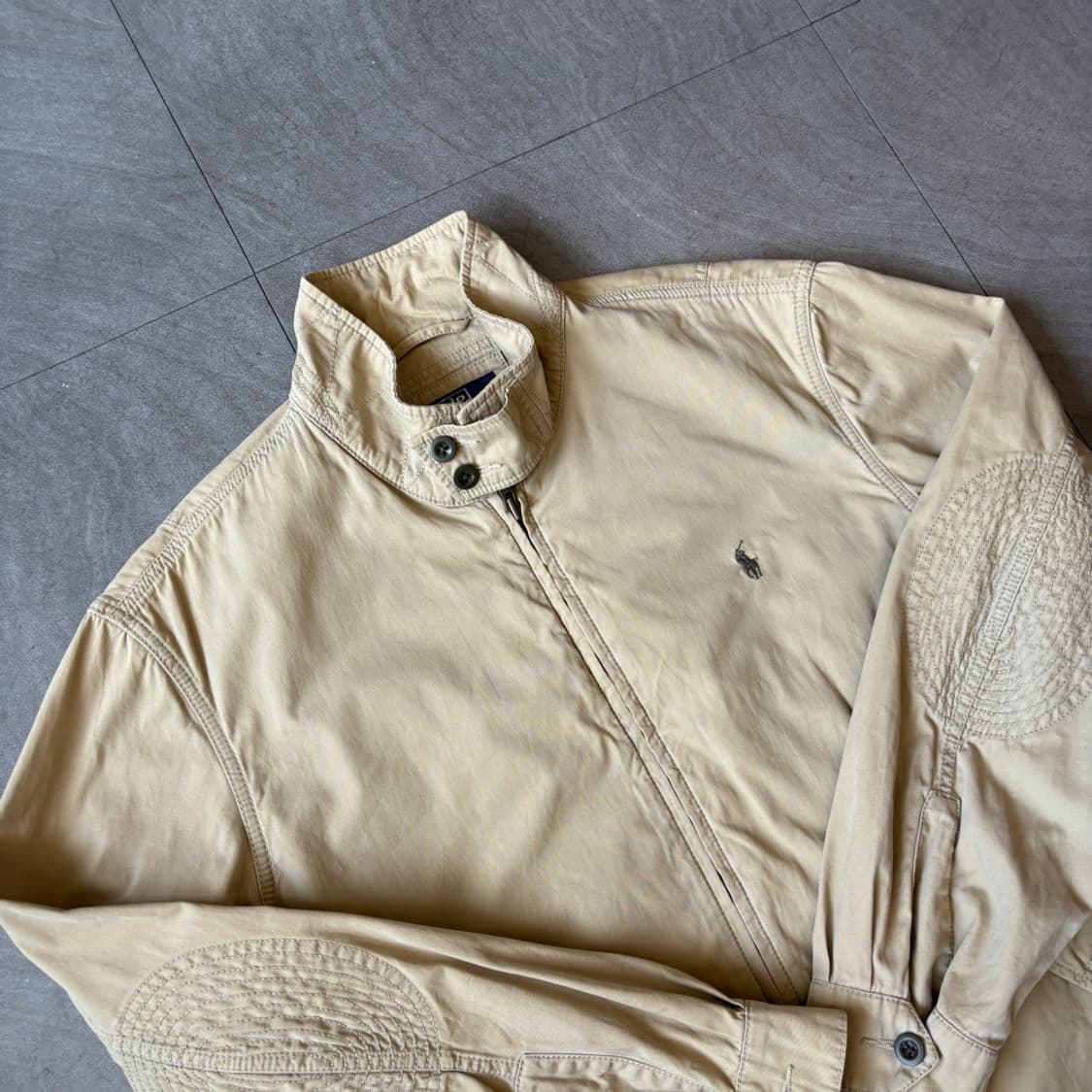폴로 정품 베이지 바라쿠다 헌팅 자켓 상품이미지2