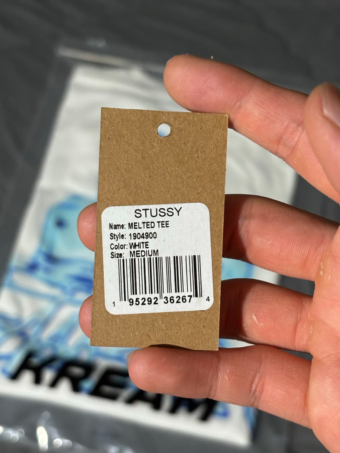[M] 스투시 멜티드 티셔츠 화이트 상품이미지3