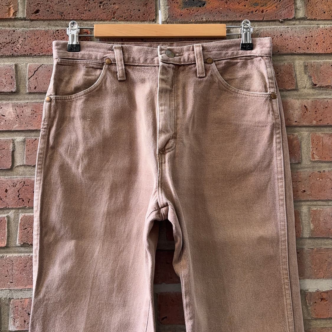 90s USA 랭글러 Wrangler 브라운 데님 팬츠 상품이미지2
