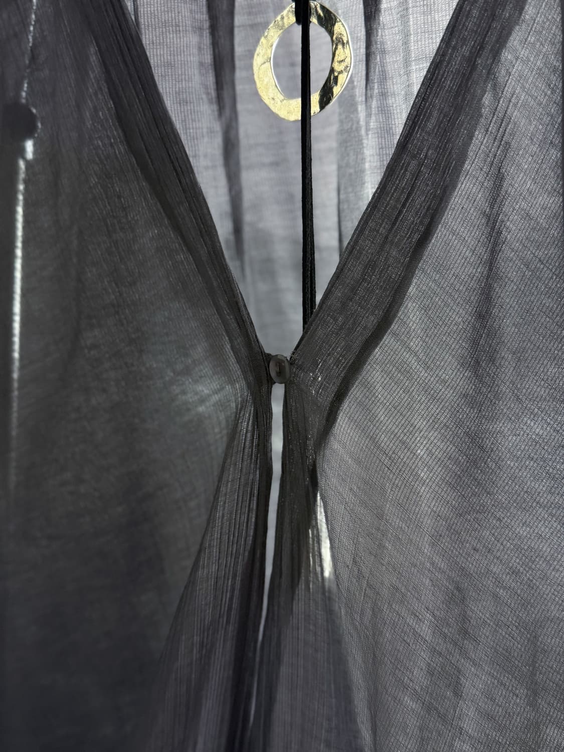 Charcoal See-Through Cardigan 0195 상품이미지5