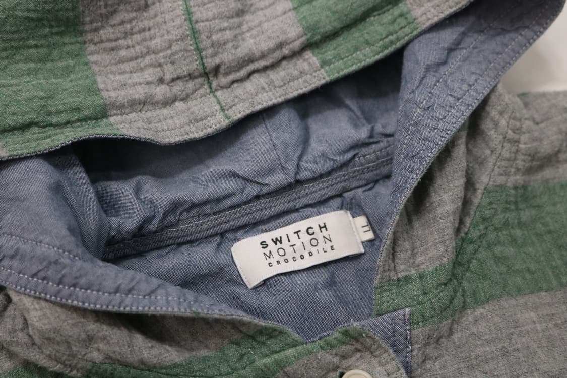 스위치 모션 스트라이프 패턴 후드자켓 상품이미지5