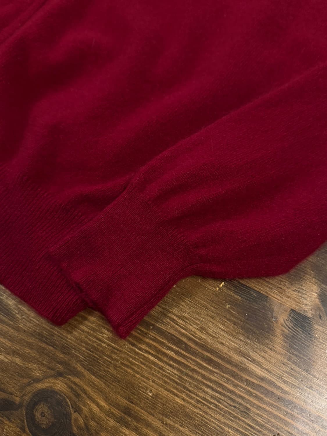 VTG 몽고 캐시미어 니트 집업 남성105 상품이미지9