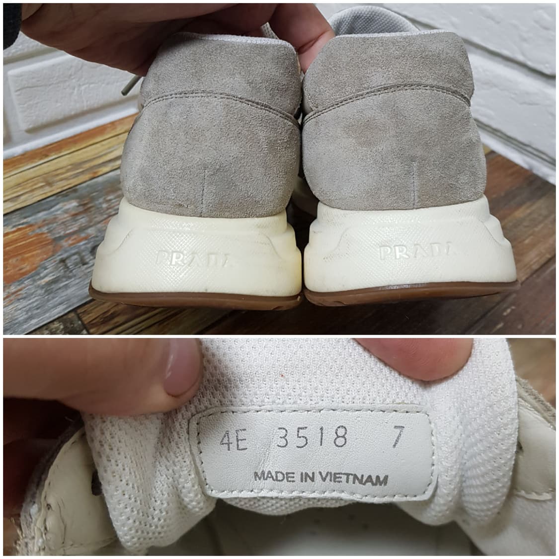[7/260/정품] 프라다 카모 스웨이드 스니커즈 상품이미지8