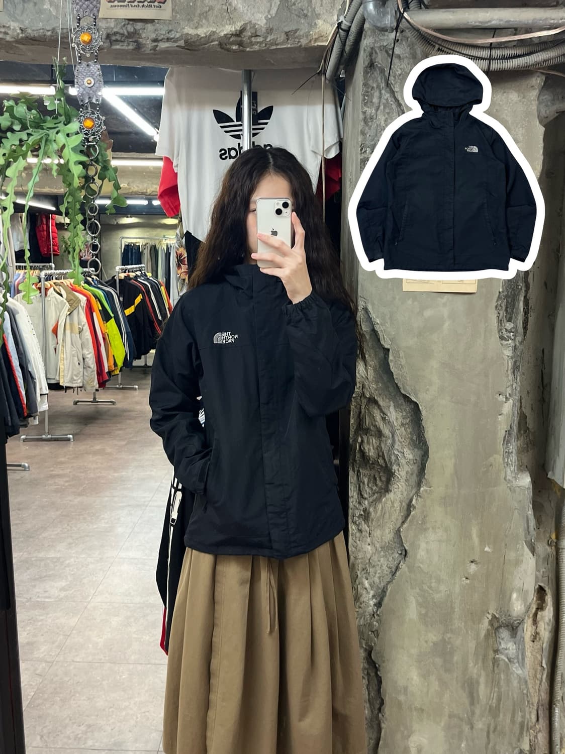 노스페이스 바람막이 블랙 85 #csz1784 상품이미지1