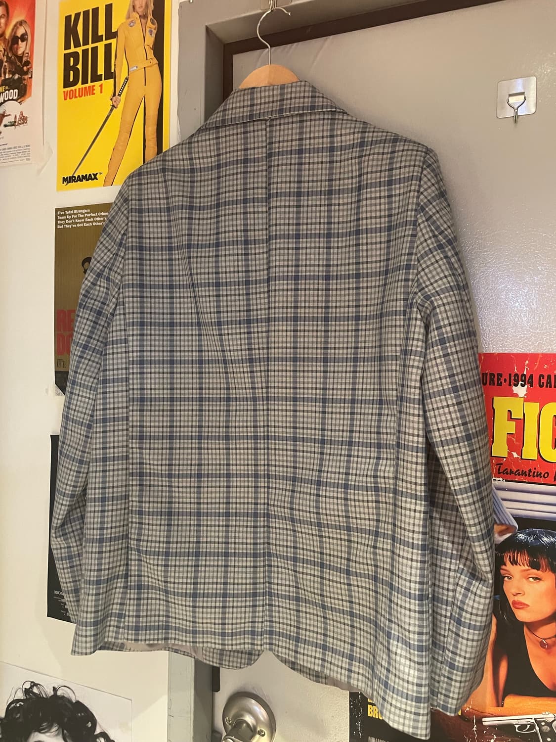 spush 체크 블레이저 자켓 상품이미지3