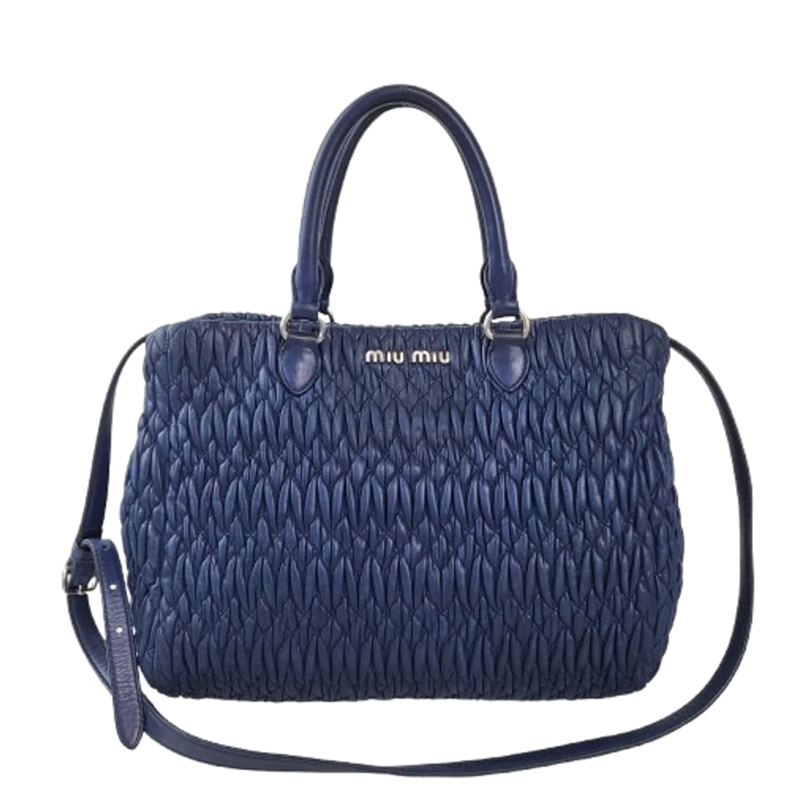 정품 미우미우 마테라쎄 나파가죽 크리스탈백 상품이미지1