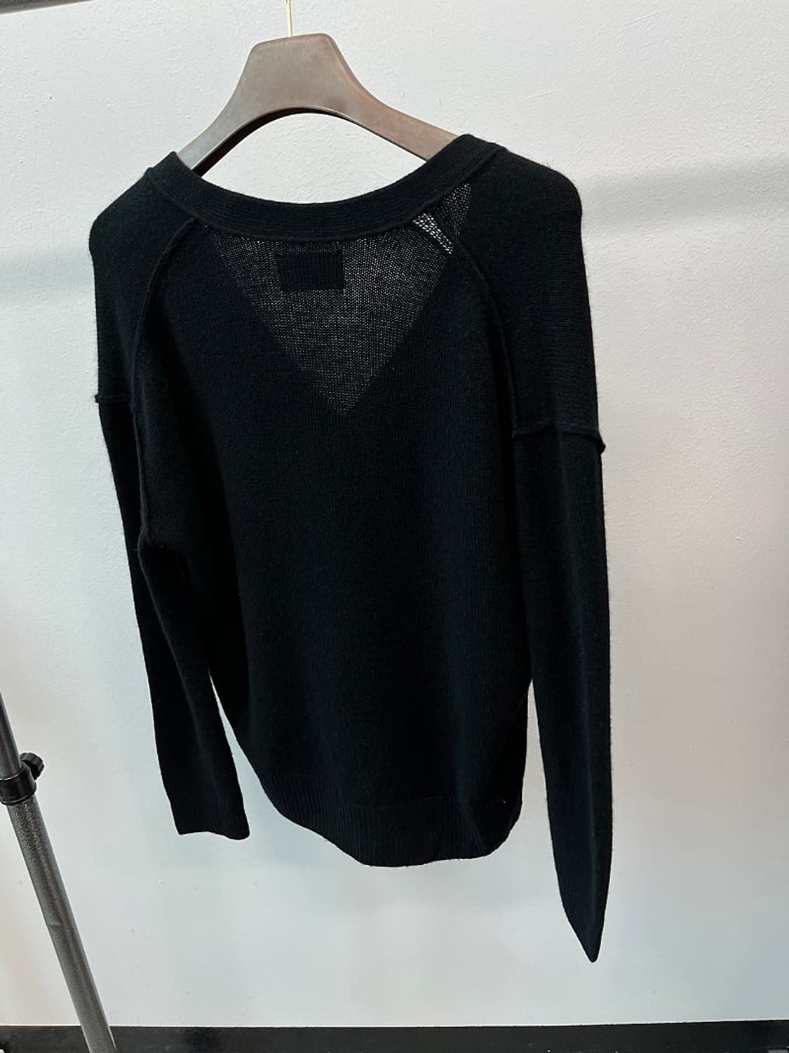 여) 쟈딕앤볼테르 블랙 캐시미어 가디건 상품이미지7