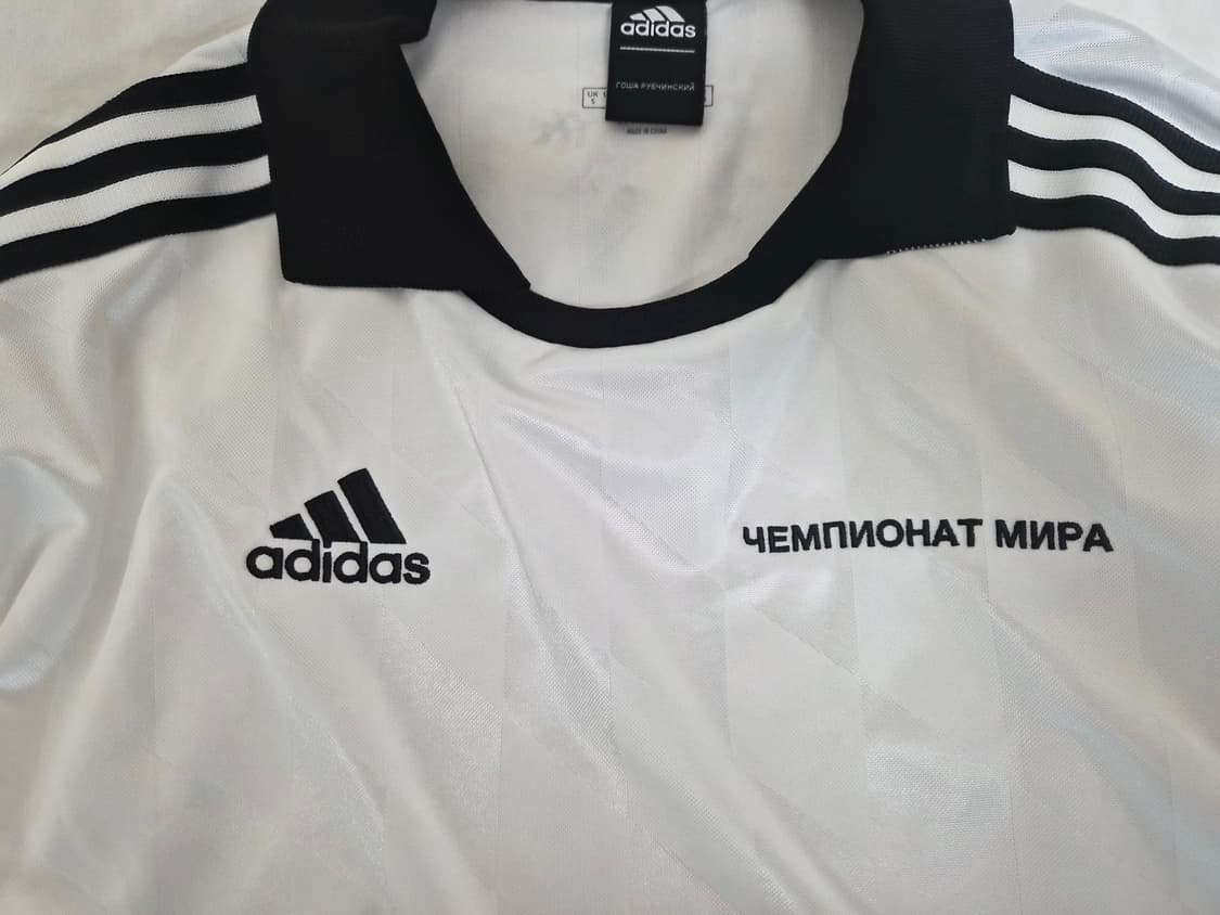 [S] 고샤루브친스키x아디다스 풋볼져지 화이트 상품이미지2