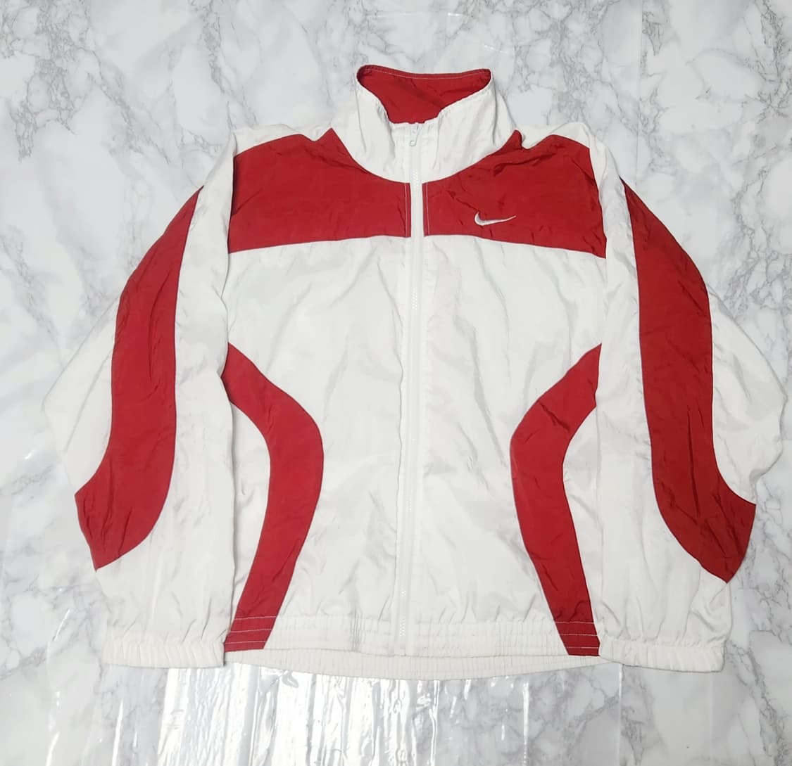 나이키 90s 흰빨 바람막이 오버핏 올드스쿨 자켓 상품이미지1