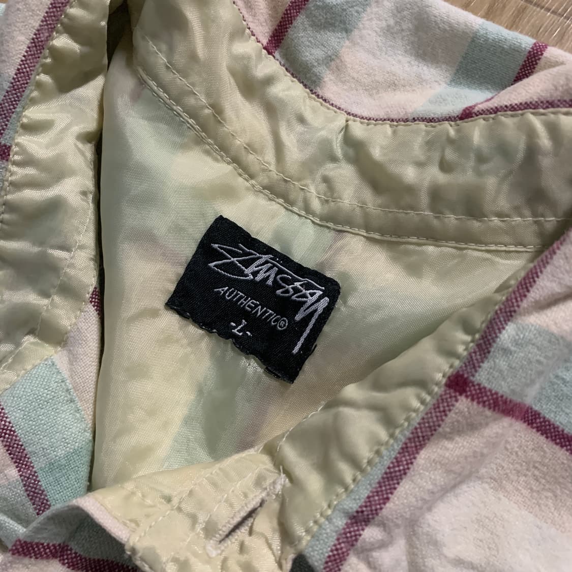 L)Stussy 스투시 00s 빈티지 체크 셔츠 상품이미지2