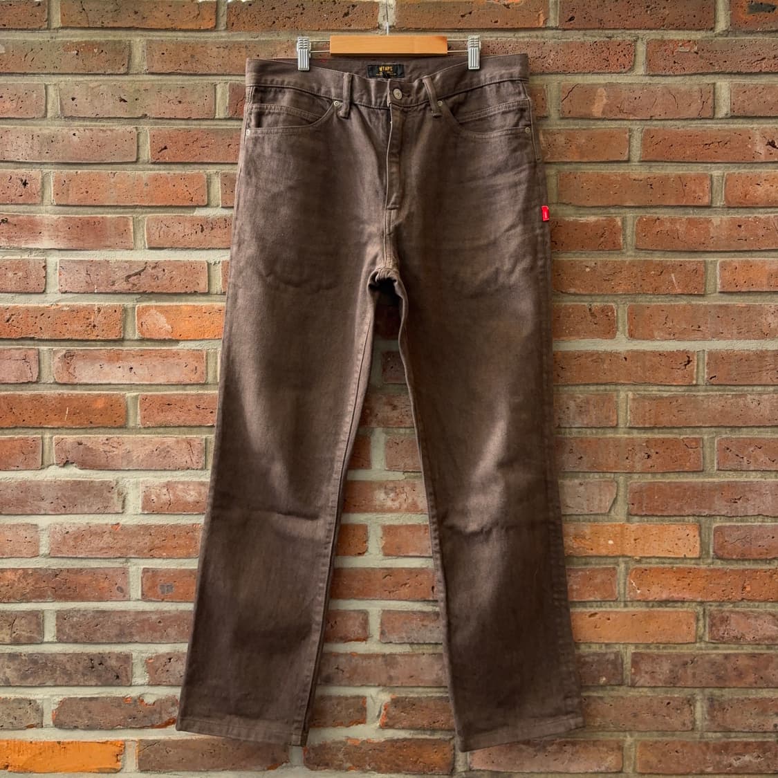 더블탭스 WTAPS 브라운 데님 트라우저 상품이미지2