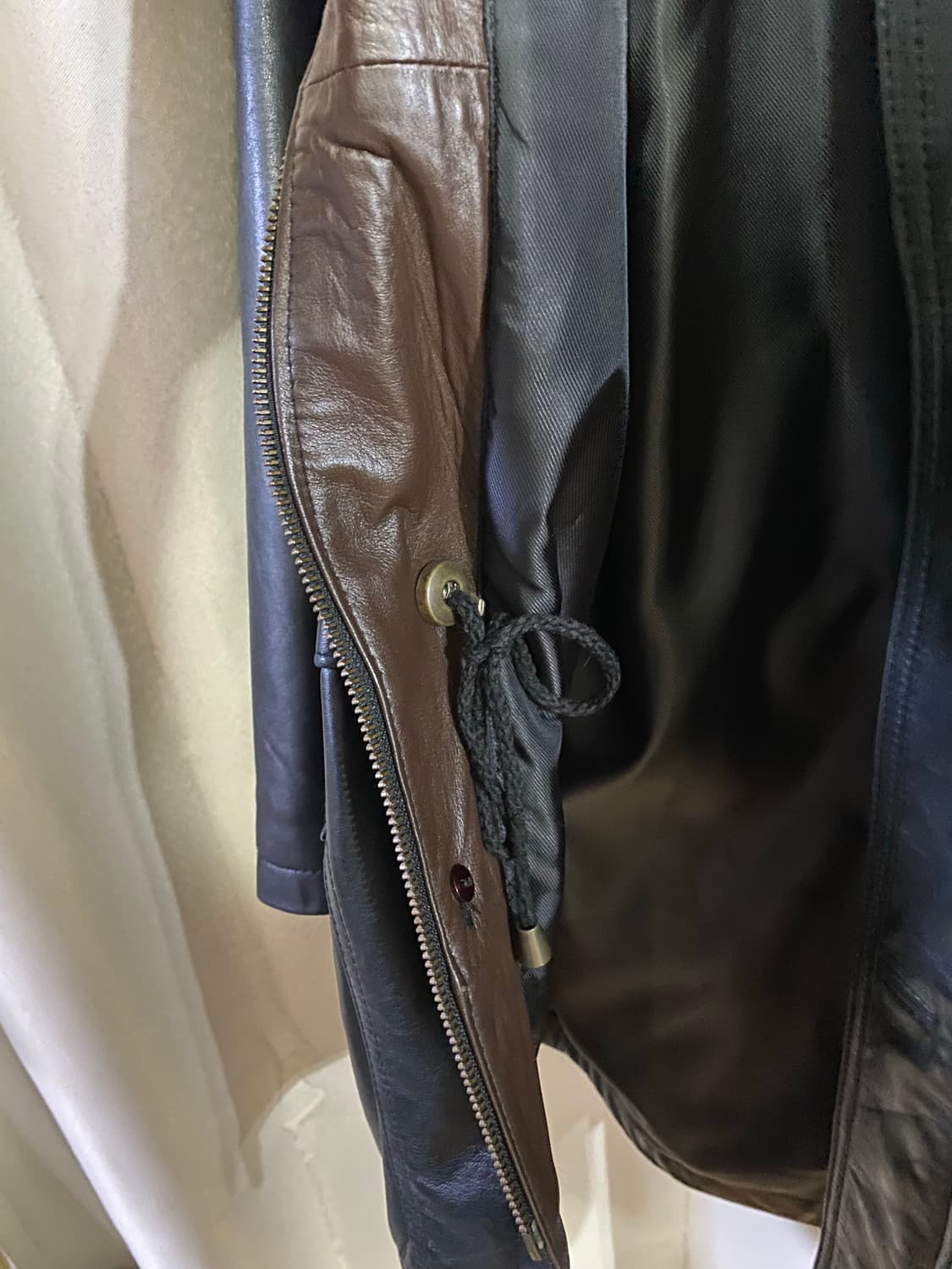 Vintage Leather Parka Jacket 상품이미지6