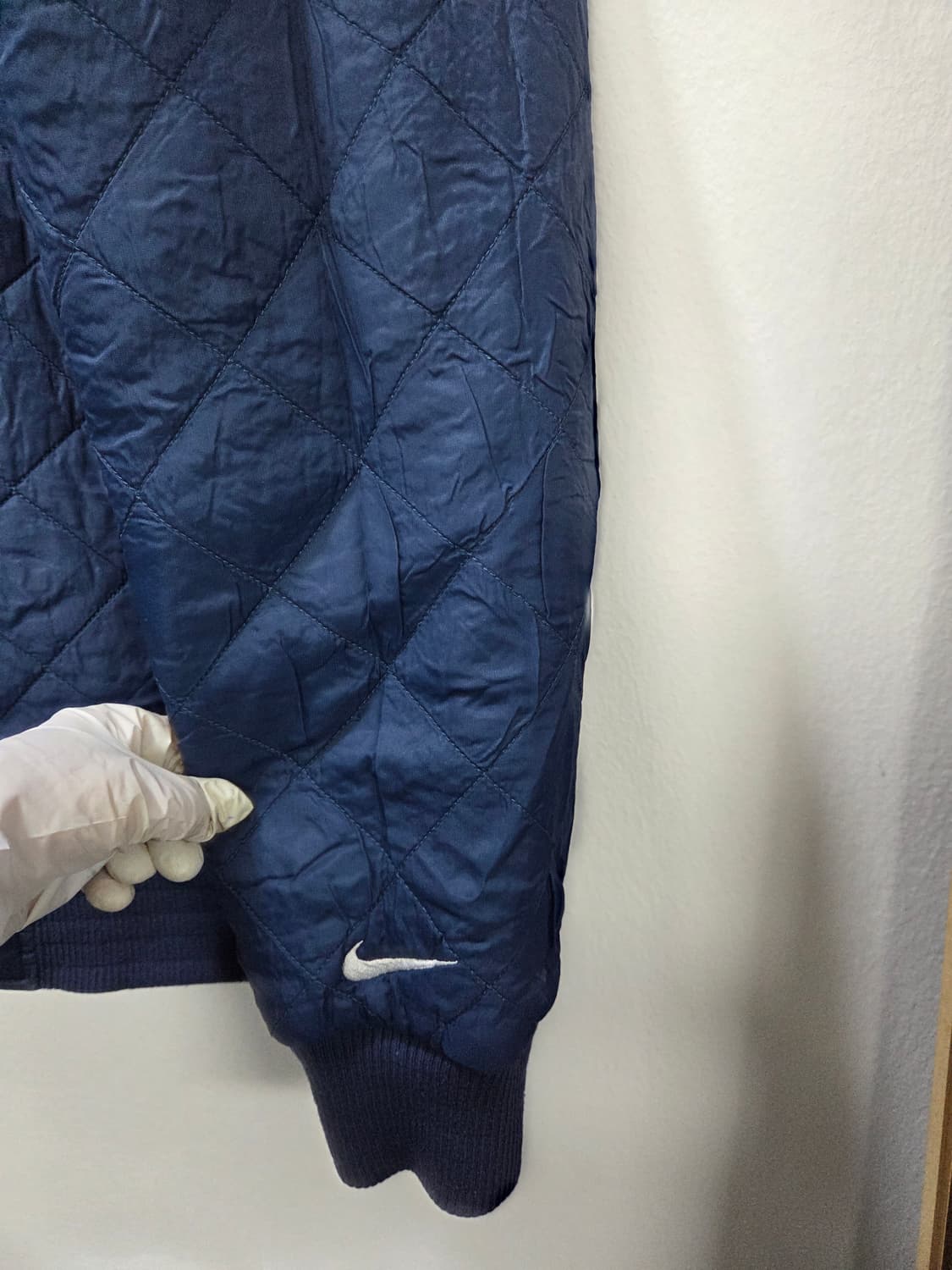 나이키 양면  네이비 블루종 자켓 퀼팅 봄버 점퍼 상품이미지6