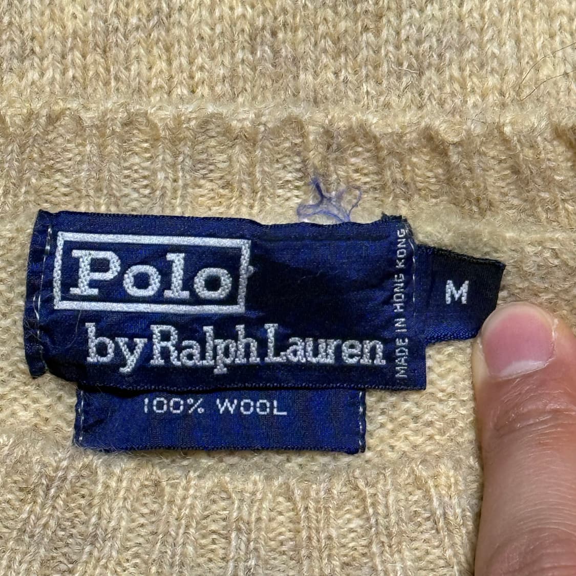 Polo Ralph Lauren 베이지 울 니트 상품이미지2
