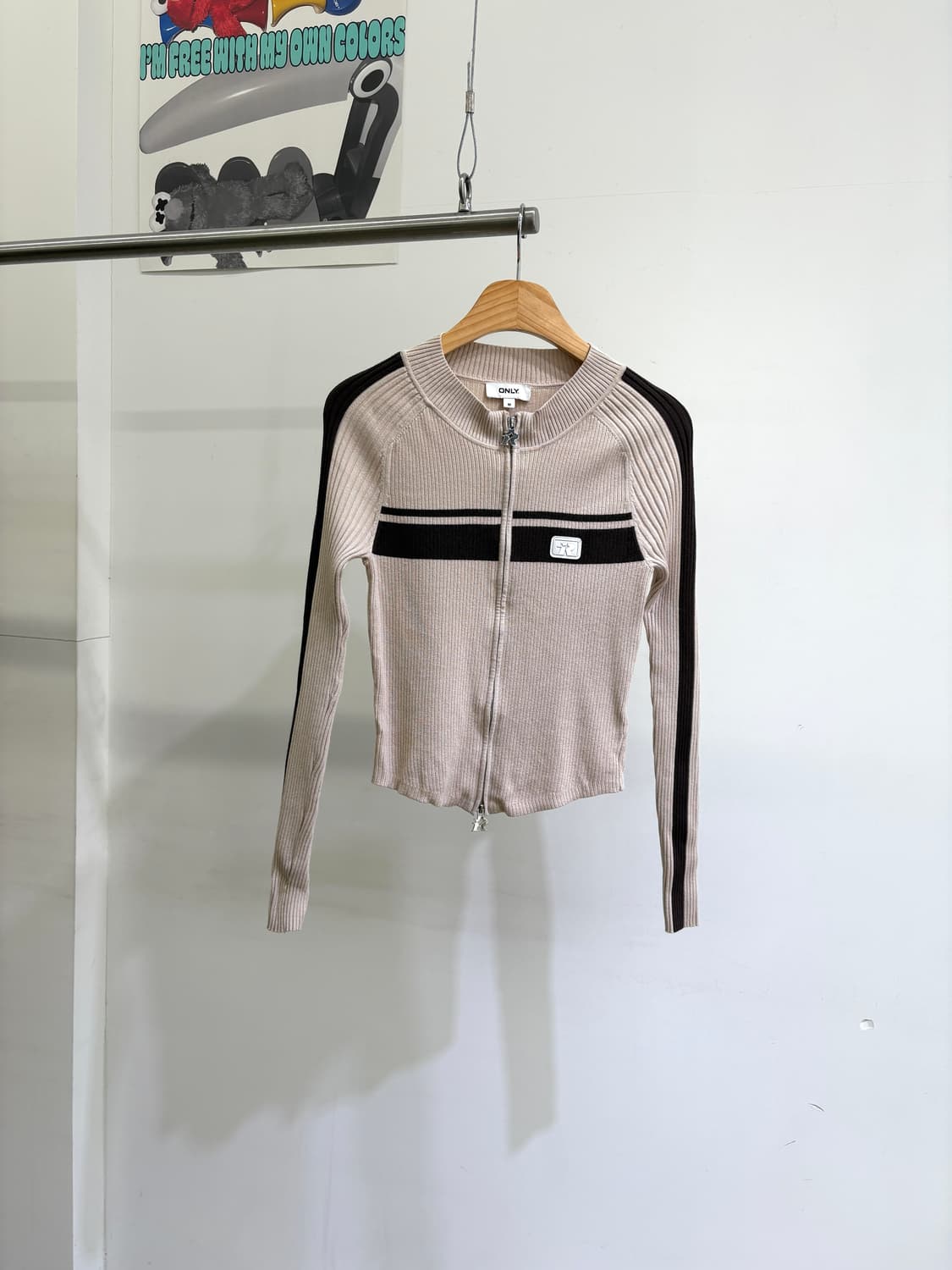 ONLY  니트집업 상품이미지1