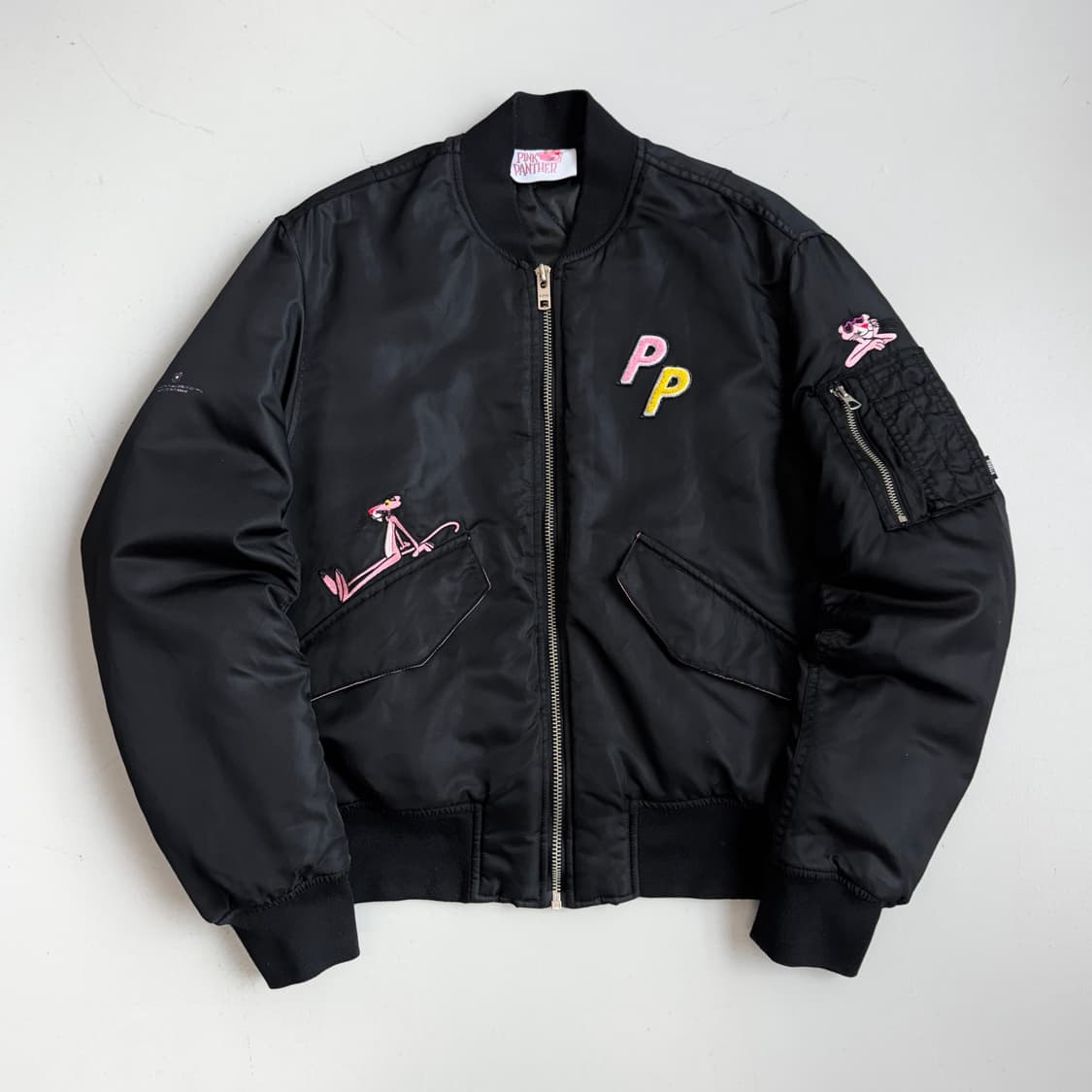 스테레오바이널즈 X 핑크팬더 ma-1 항공점퍼 자켓 상품이미지2
