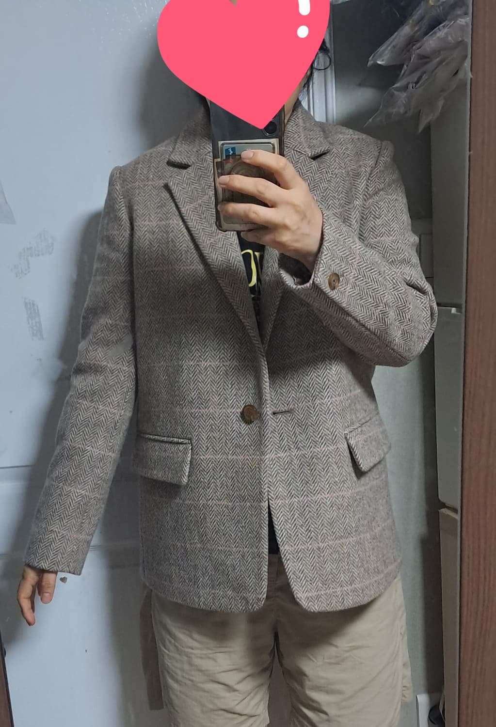 (22년제품)아떼 바네사브루노 블레이저 모100% 자켓 66(거의새제품 상품이미지10