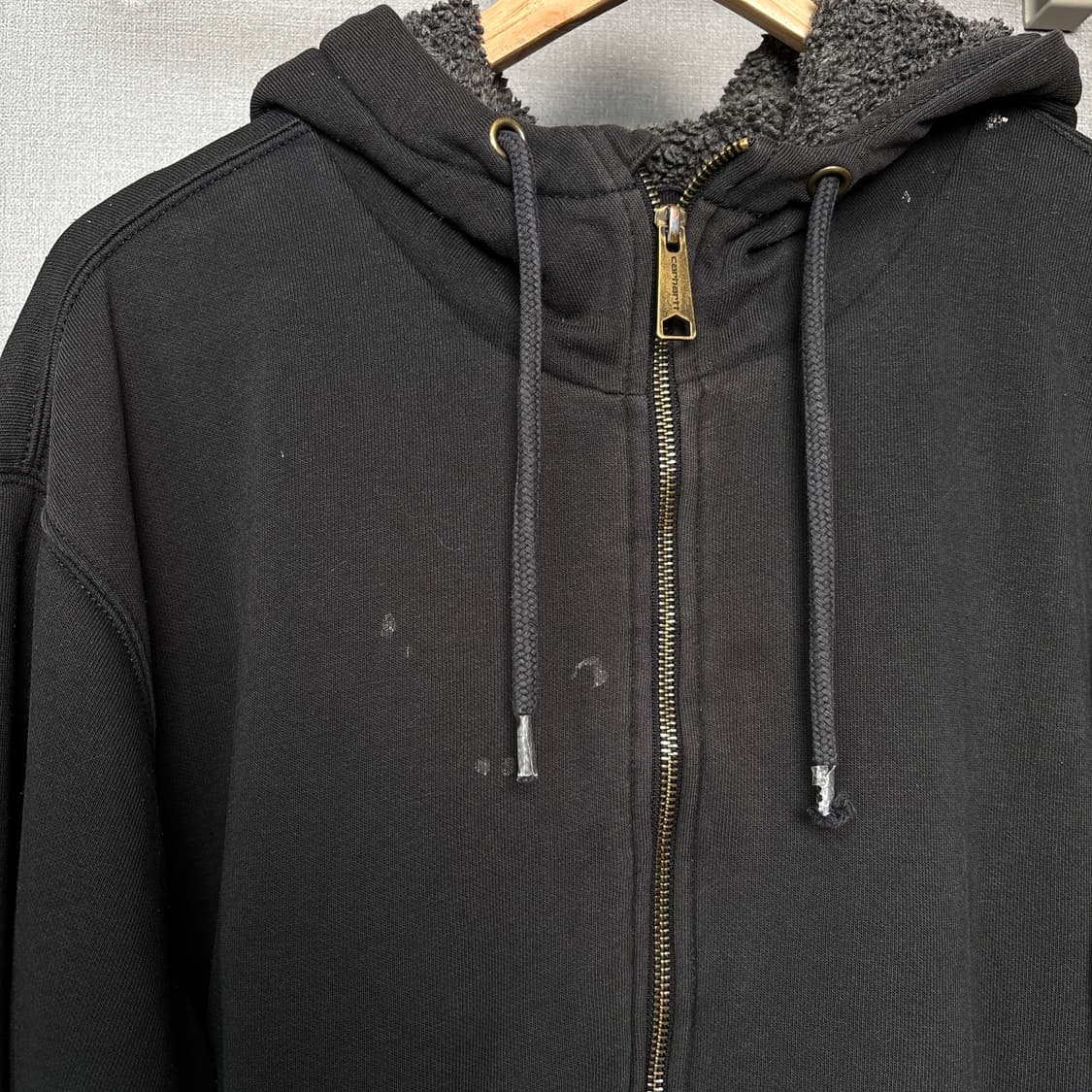 칼하트 레인디펜더 기모후드집업 상품이미지4