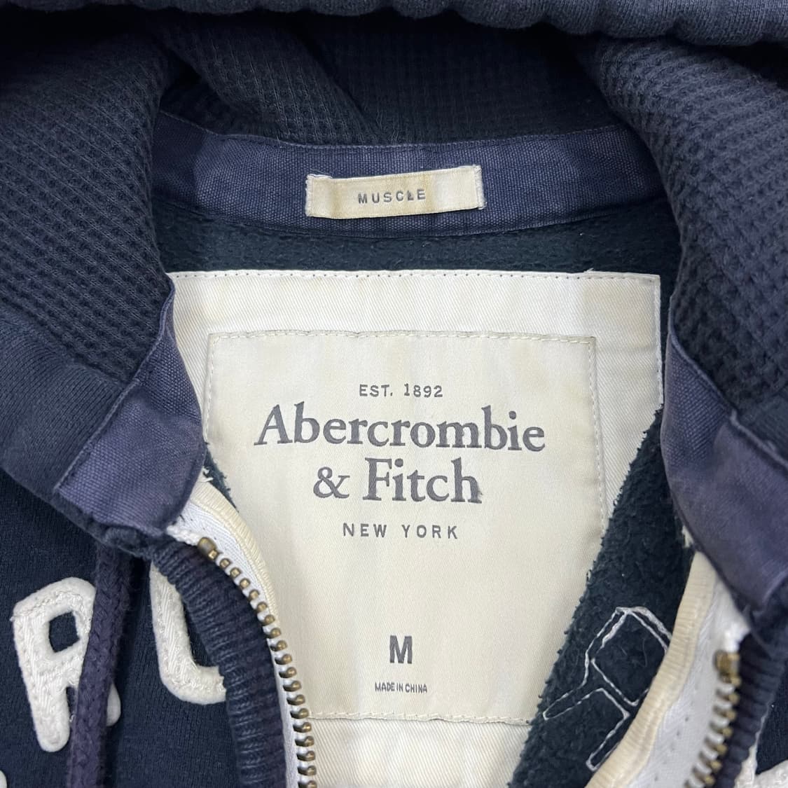 아베크롬비 네이비 후드집업 상품이미지2