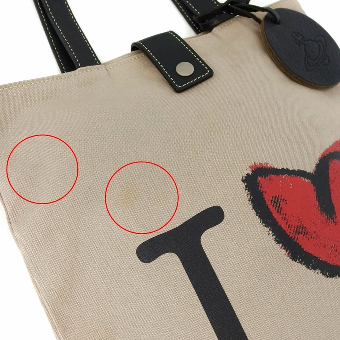 비비안 웨스트우드  I LOVE CRAP 캔버스 토트백 상품이미지9