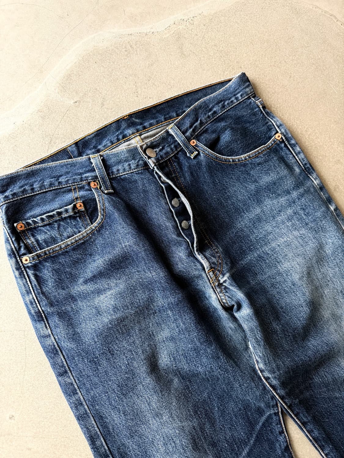 Vintage Levi's 501 Washing Denim Pants 상품이미지4