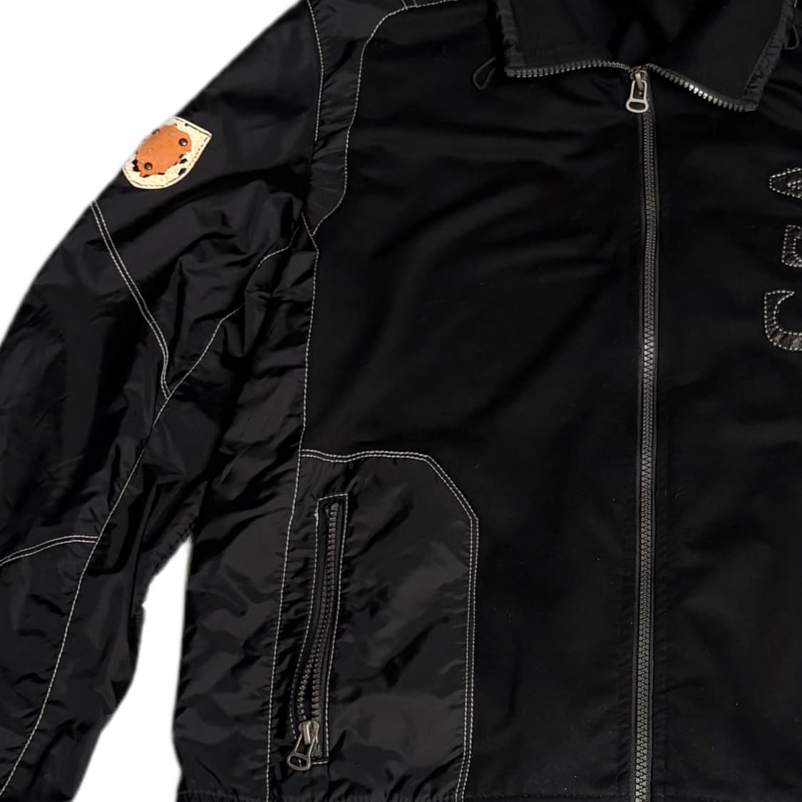 일본 엠포리오 아르마니 아카이브 한정 블랙 레이싱 자켓 상품이미지3