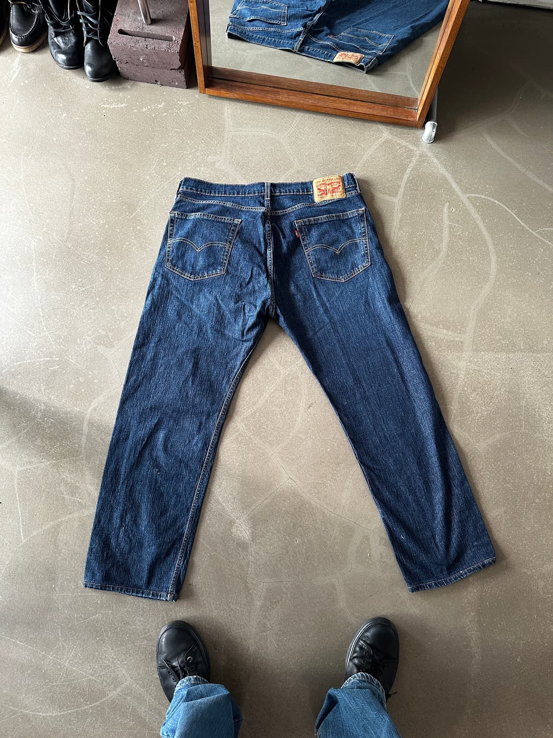 리바이스 505 레귤러핏 데님 팬츠 w36 상품이미지1