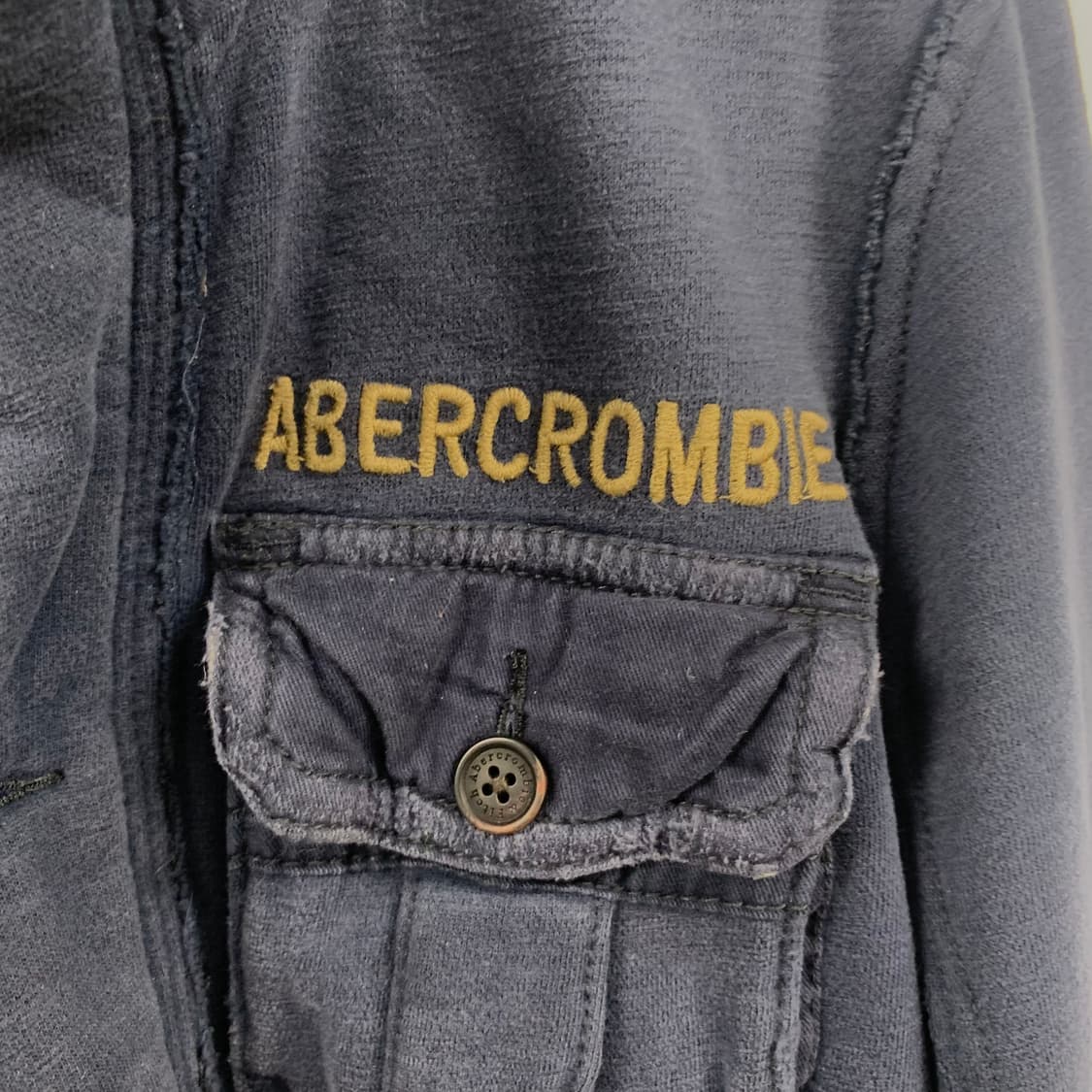 아베크롬비 y2k 와투케 포켓 네이비 자켓 상품이미지4