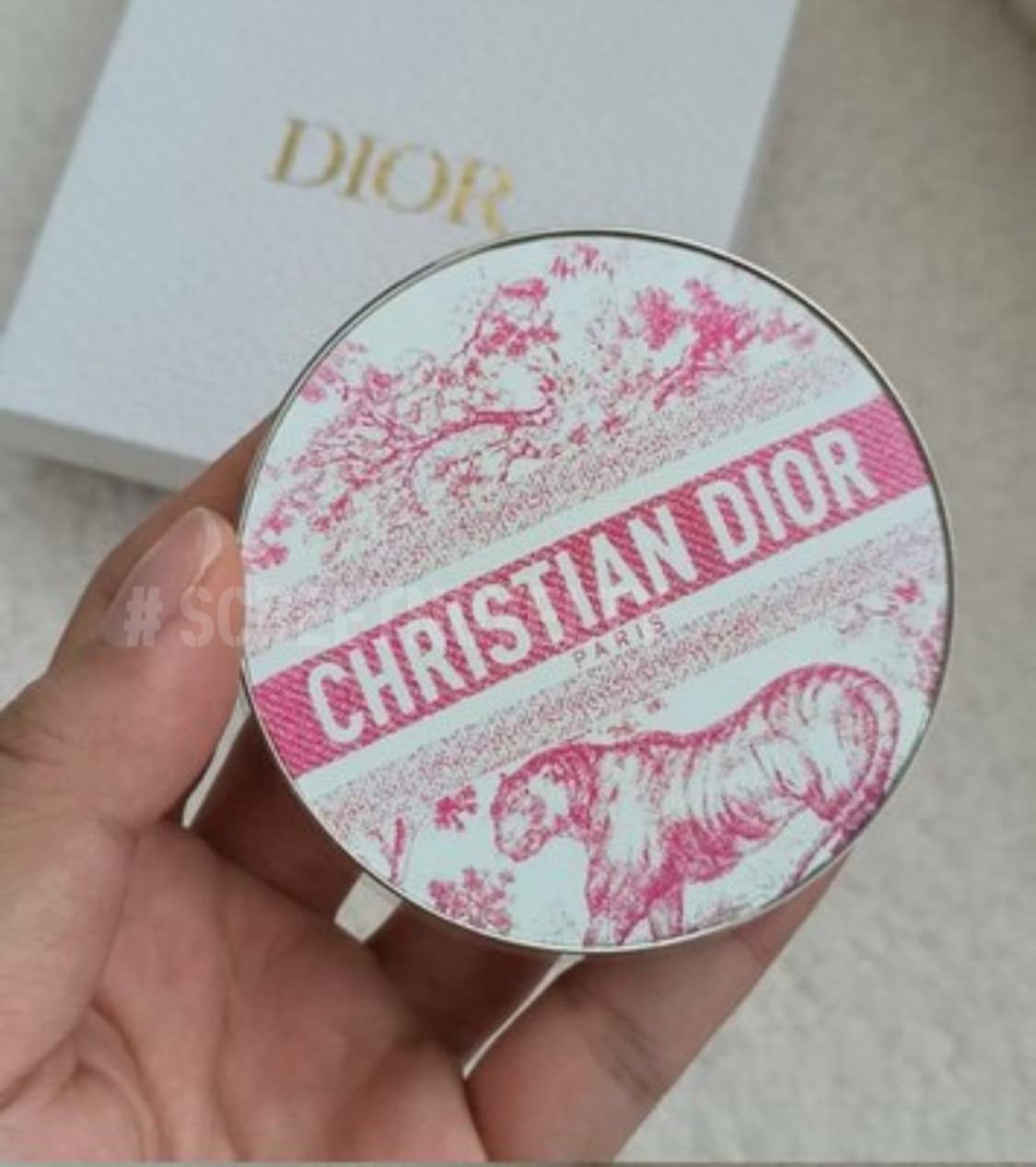 디올뷰티 뜨왈드주이 원형 미러 미니 손거울 핑크 상품이미지2