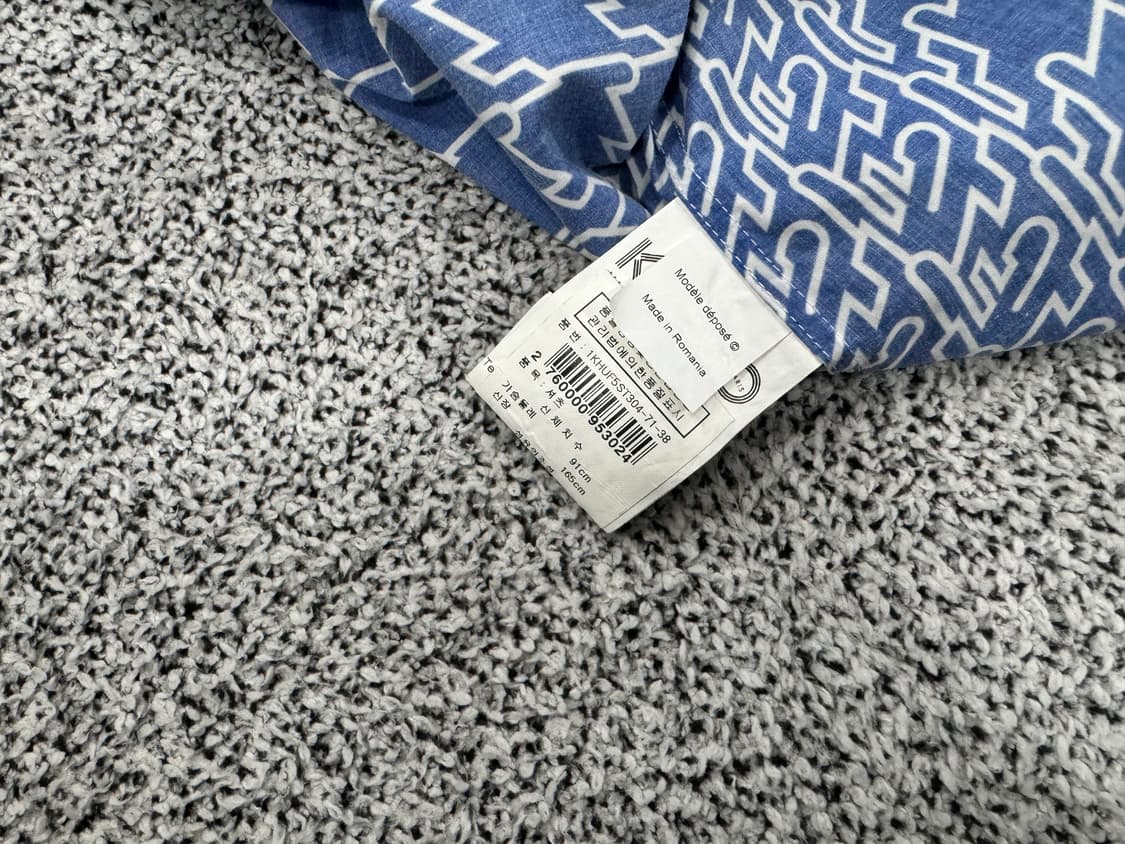 겐조 블루 프린팅 긴팔셔츠 상품이미지5