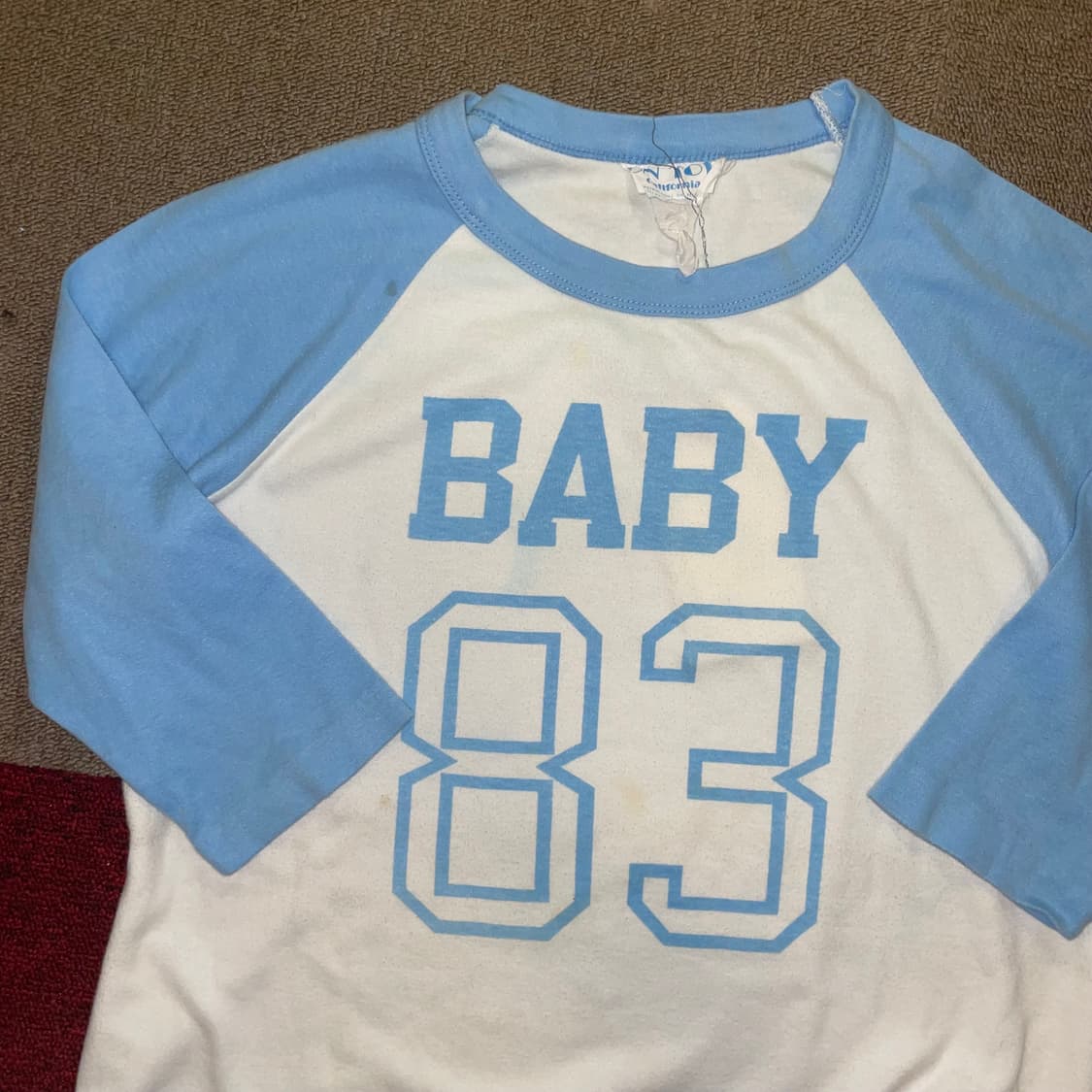 1980's Vintage Raglan sleeve T shirt 상품이미지2