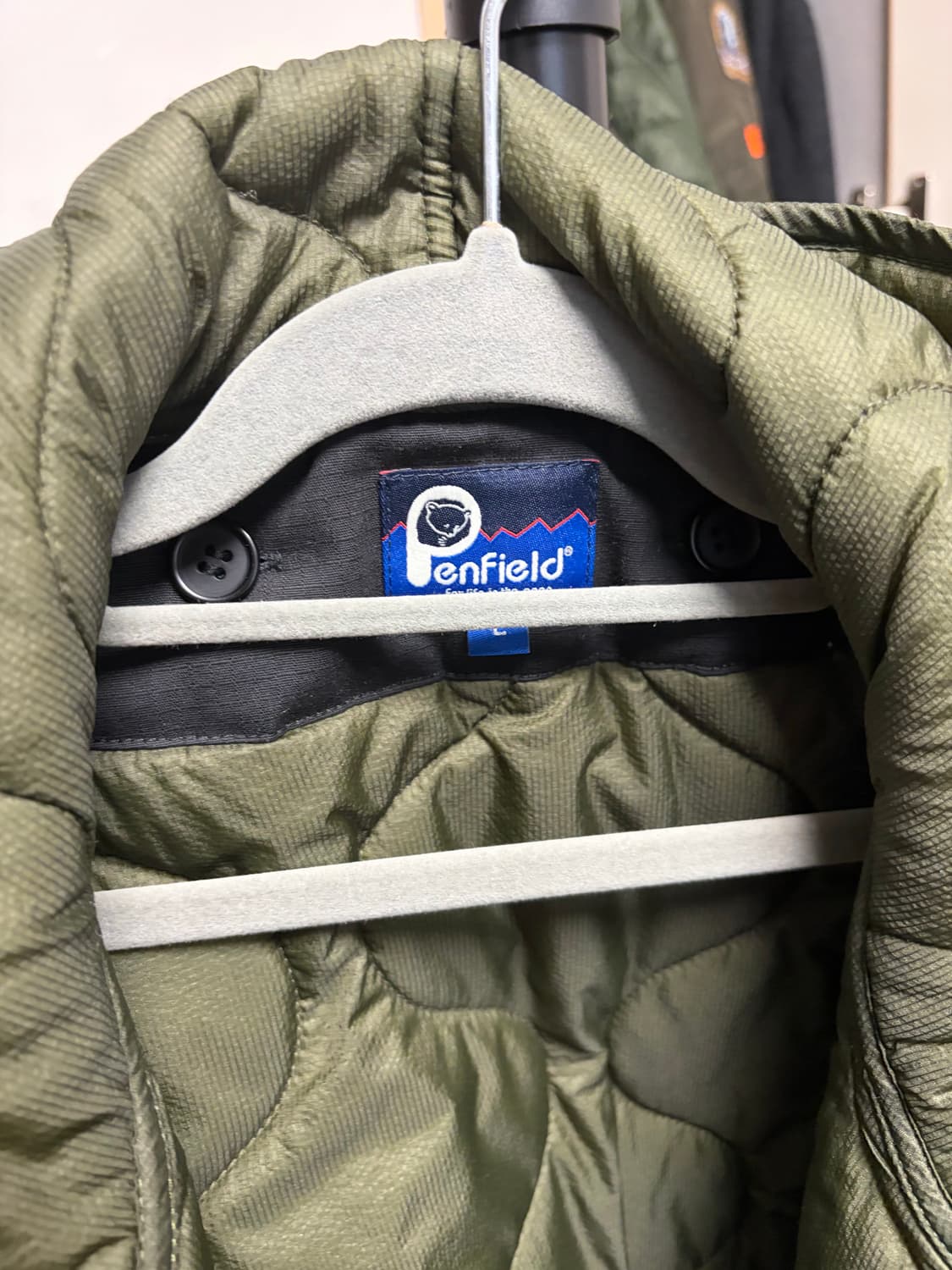 펜필드 Penfield 내외피 분리야상 L (105-110) 2회착 민트 상품이미지3