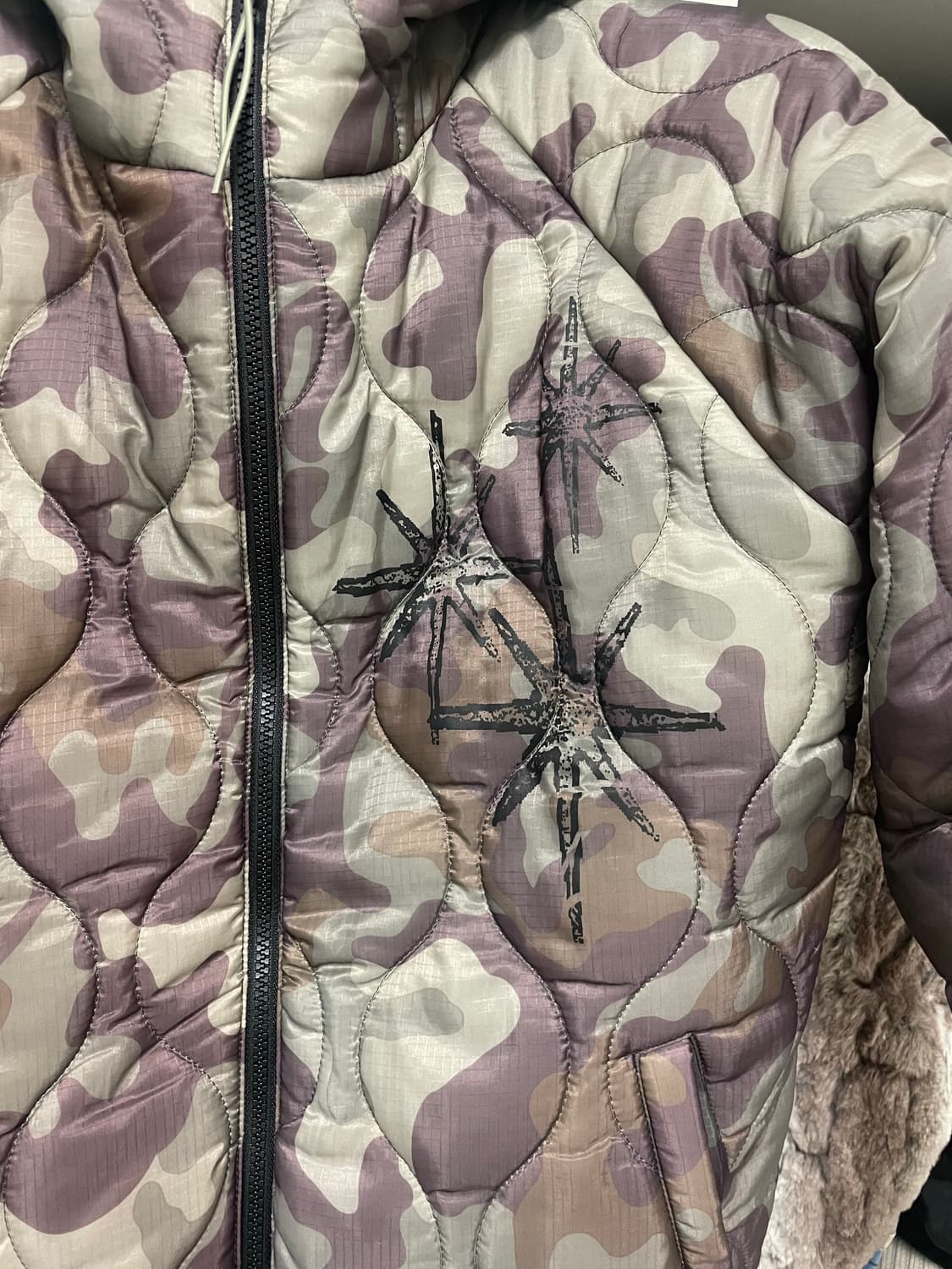 언타이틀 서울 카모 패딩 M 상품이미지2