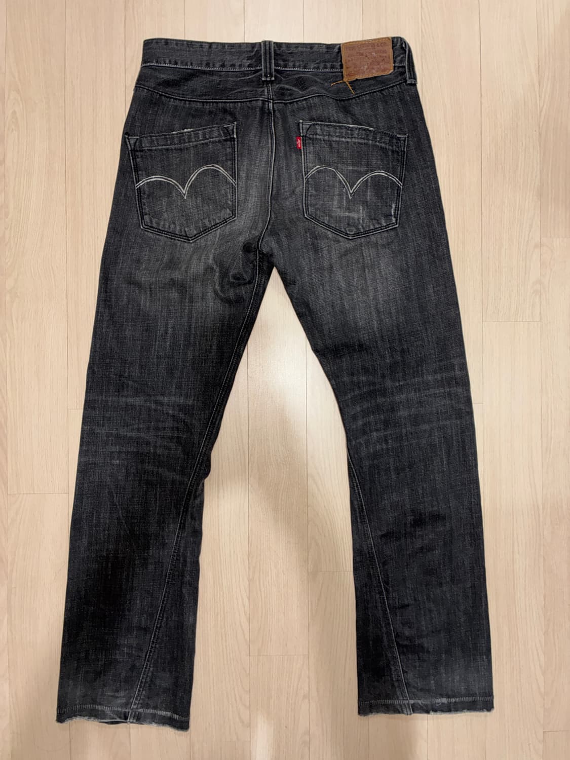 리바이스 517 블랙 흑청 빈티지데님 상품이미지7